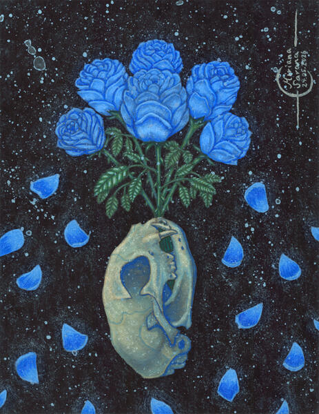 - Weeping Roses -